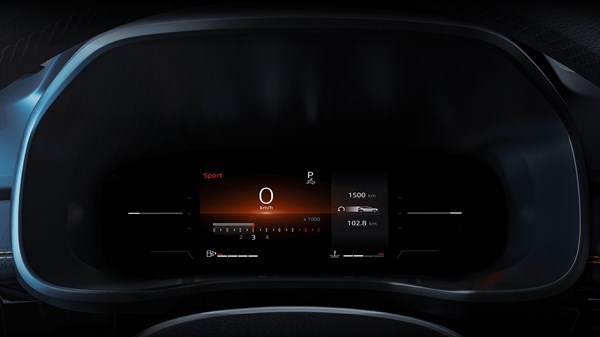 7” digital dashboard - Renault Kardian